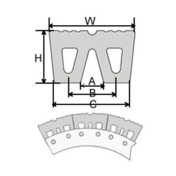 W Type Rubber Fender for Tugboats - Absorbs Bumps and Shocks with Grooves for Extra Grip and Easy Installation Using Guide Rods