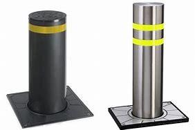 Liftable Remote Control Steel Pneumatic Bollard Hot Dipped Galvanized