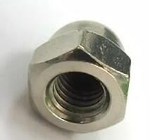 Self Locking Domed Cap Nut Ni Plated Carbon Steel Ball Screw Flat Cap Nut DIN986