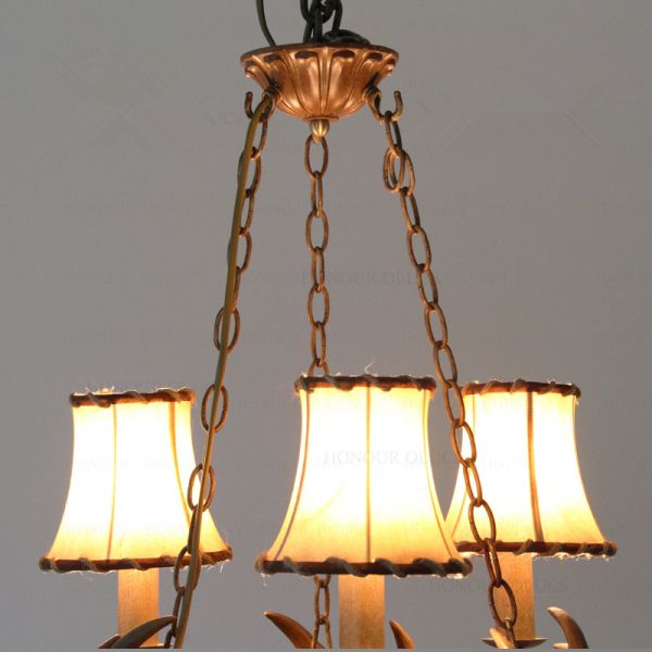 Art deco antler hanging chandelier light for home farmhouse lighting (WH-AC-25)