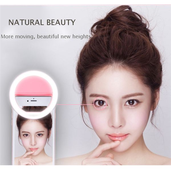 Свет заполнения красоты смартфона пластиковый PL001 5600K 8.2x2.9cm