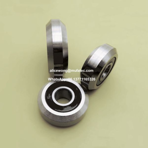 C28ZZ C28-2Z Linear Motion Guide Bevel Track Roller Bearing 7X23.2X7mm