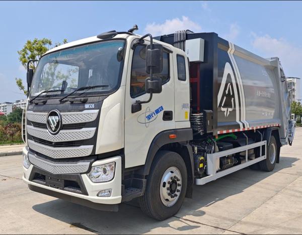 Rubbish Collection Vehicle Compression Garbage Truck With Hydraulic