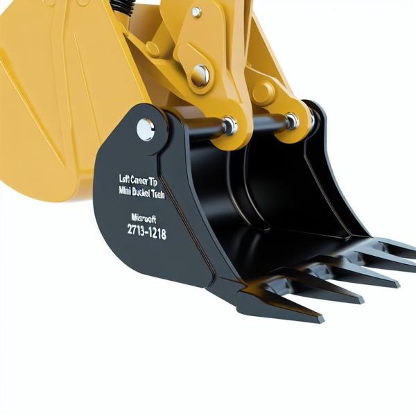 Coude gauche de l'excavateur mini dents de seau 2713-1218 pour l'efficacité de performance
