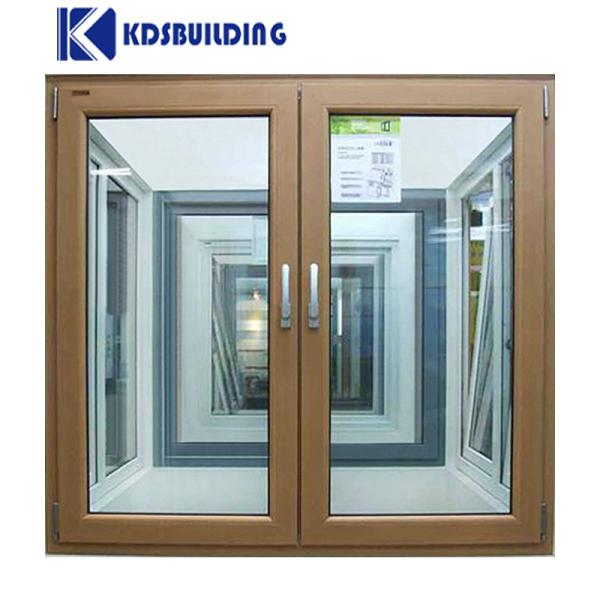 China Manufacture Aluminum Casement Windows For  House With  Ce  Certified  Solid  Wooden Window