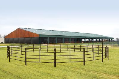 Livestock Cattle Corral Fence Gate 6ft X 12ft Heavy Duty Horse Round Pen Panels