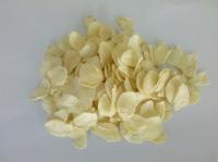 Cosses sèches jaune-clair d'ail aucun matériaux frais purs d'ail des additifs 100%