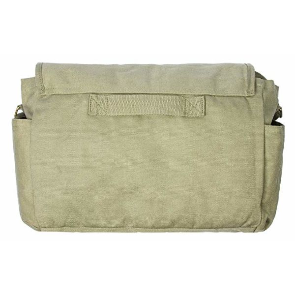 Outdoor Military Tactical Sling Bag , Vintage Military Canvas Bag Spacious Capacity