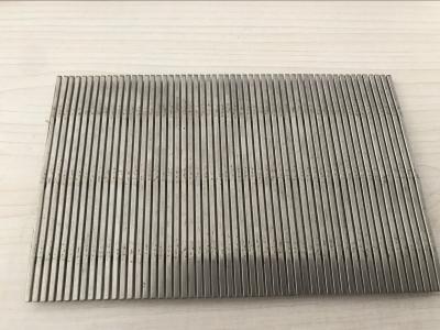 SUS 304 316 Stainless Steel Wedge Wire Screen 1mm Slot Size For Filter Mesh