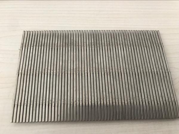 SUS 304 316 Stainless Steel Wedge Wire Screen 1mm Slot Size For Filter Mesh