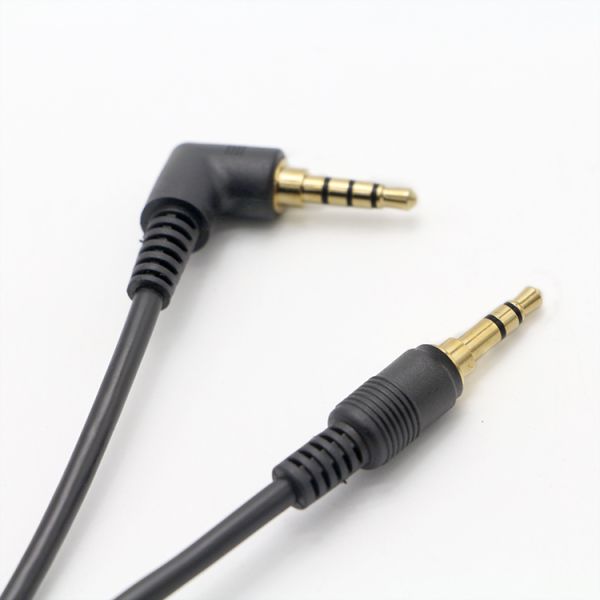 OEM 90 Degree Right Angle 3.5mm TRRS Jack Male To 3.5mm TRRS Jack Male Audio Cable