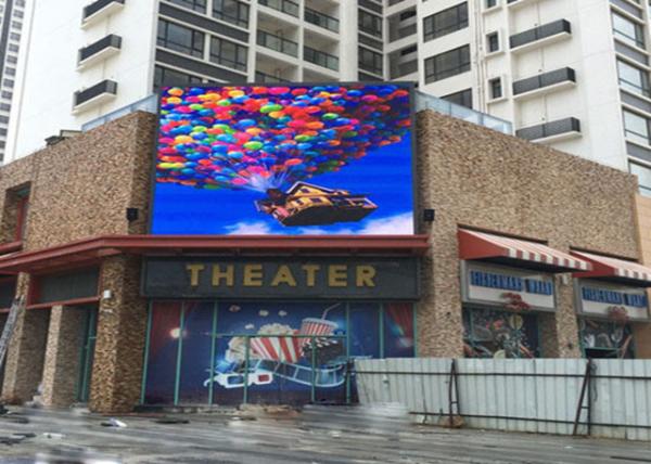 Ecrãs publicitários digitais grandes de alto brilho P5 LED