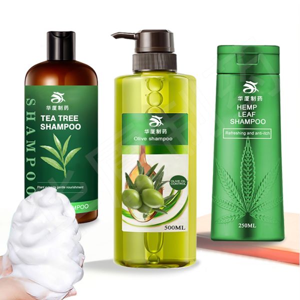 Private Label Organic Hair Shampoo Set Argan Oil Keratin Cbd Hemp Tea Tree Aloe Vera Ginger Herbal Shea Butter Shampoo