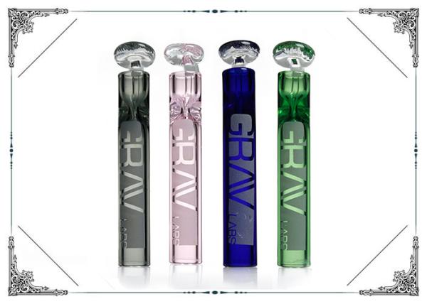 3 Inches Oil Chillums Mini Pocket Hand Pipe Borosilicate Glass Tube