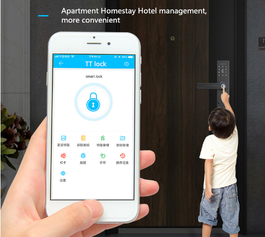 Smart Door Lock G2  Wifi BLE Ttlock Gateway