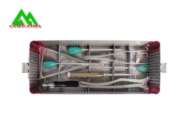Internal Fixation Spinal Fix Surgical Instrument Kit Titanium / Stainless Steel Material