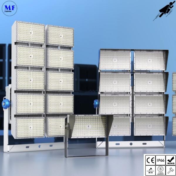 150W-1200W Module LED Flood Light Éclairage de stade haute puissance IP66 étanche pour le terrain de sport en extérieur