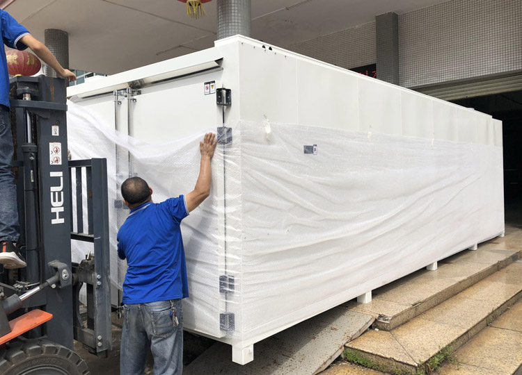 Большой промышленной принудили жарой, который машина сушилки циркуляции плода воздуха обслуживания