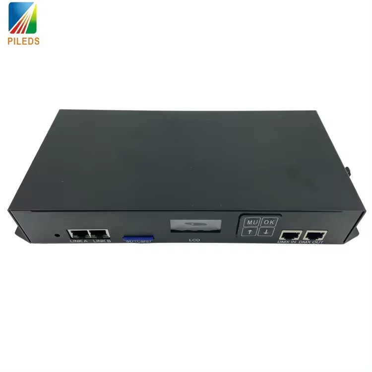8 портов со SD-картой, SPI-контроллер, светодиодный контроллер, Artnet, DMX, автономное управление, светодиодный RGB-контроллер сценического освещения， может отлично работать с программным обеспечением Madrix