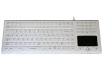 Chaves impermeáveis do teclado 122 do jogo do curso da chave do silicone 2mm