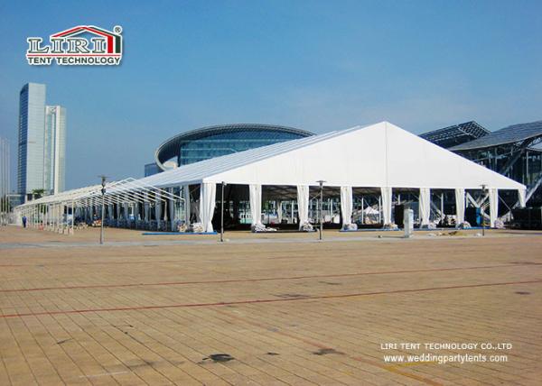 5000 barracas de alumínio da exposição do quadro da capacidade 40m x 70m com PVC resistente do vento