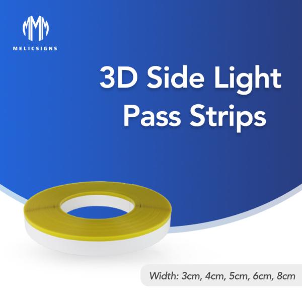 No Metal Marquee Letter Bottom Side Pass Light Strip For 26 Letter Advertising Signs