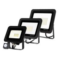 260V lumière d'inondation extérieure de capteur de mouvement du bâti 10 W 30 W 50 W de gouttière de projecteurs de la sécurité LED