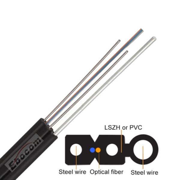 Fiber Optic Cable Drop Cable 1Core  GJYXCH  G657A1 For FTTH Distribution Networks