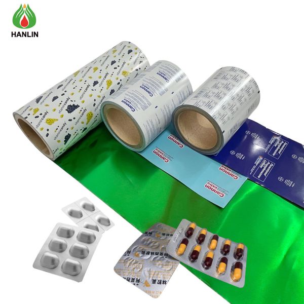 Printed Treatment and Pharmaceutical Use medicine PTP aluminium blister lidding foil
