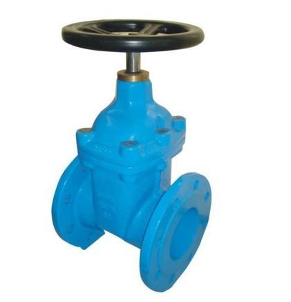 DN40 - DN300 Metal Valves, Rubber Wedge Gate Valve ( DIN3352 F5 ) With Handwheel