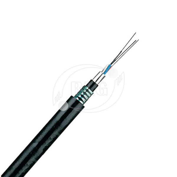 Waterproof Single Mode Fiber Cable , PE Jacket 24 Pair Fiber Optic Cable