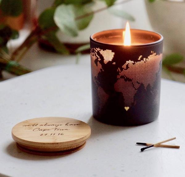 Fashion Creative Design Soy Scented Jar Candle With Metal Lid Home Decoration
