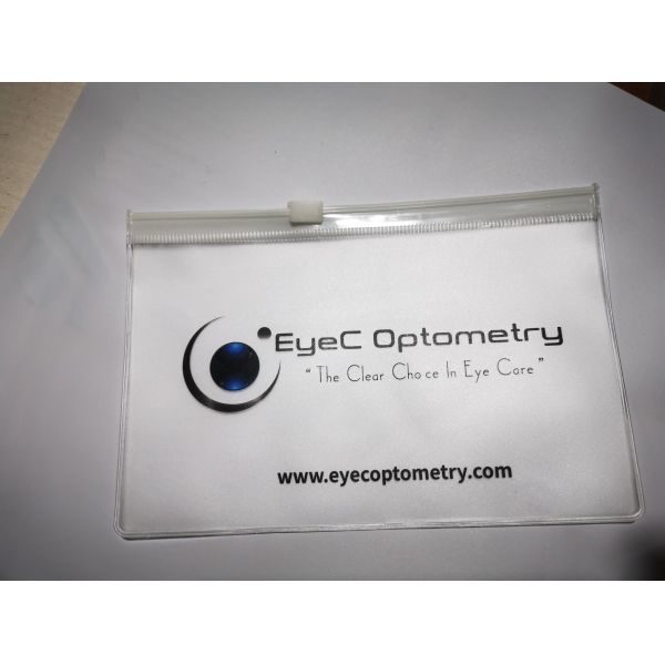 Holographic Laser Cosmetic Zipper Bag Custom Logo Printed