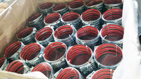 100mm 4 Flange Duct Galvanized Steel Pipe Clamp With Quick Lock Handle Rubber Lined