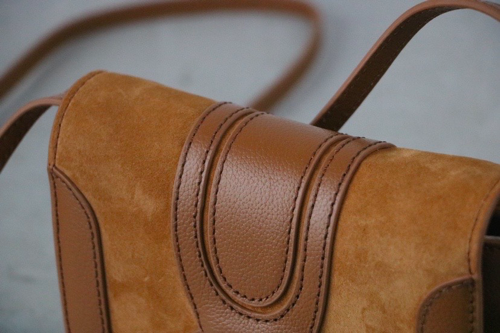 Hasp Womens Mini Cross Body Bag 15cm Small Leather Satchel Purse