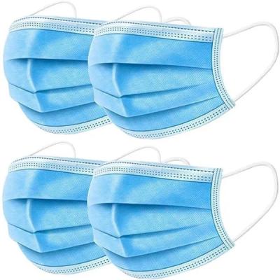 Non Toxic Doctor Mouth Mask 3 Ply Disposable Masks For Dust Coronavirus
