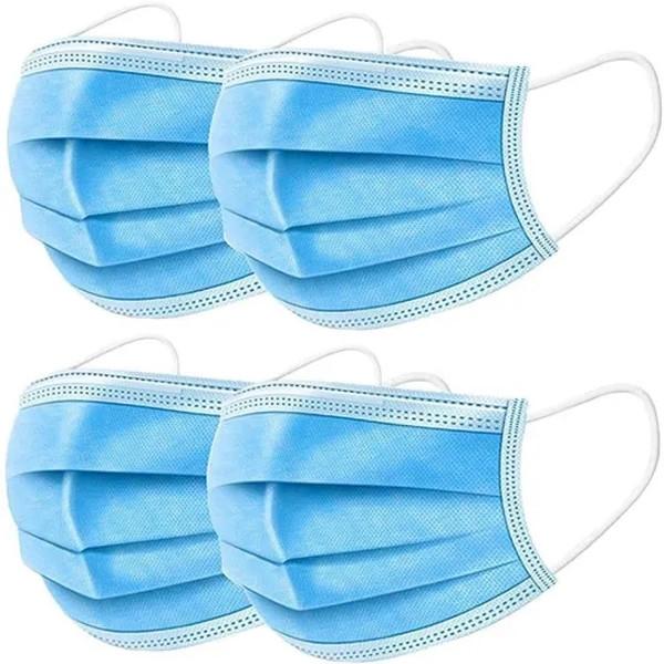 Non Toxic Doctor Mouth Mask 3 Ply Disposable Masks For Dust Coronavirus