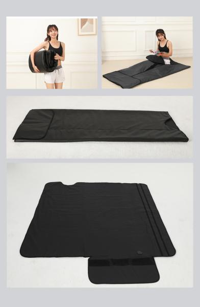 Far Infrared Sauna Blanket with Adjustable Temperature 25-80°C and Timer 5-60 Mins for Home Use with 1 Year Warranty