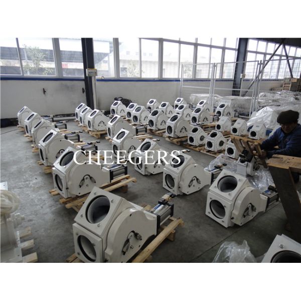 Пластиковые частицы затыкают нержавеющую сталь DN65 перекрывного клапана