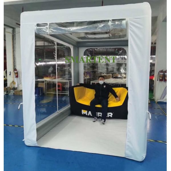 Портативной машинки шатра события тента навеса шатер x 3Mx3M Оксфорда TPU на открытом воздухе голубой раздувной