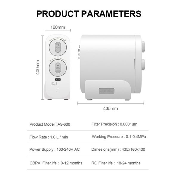 Nobana Best Sell 00GPD 400GPD 600GPD 800GPD Filter for Water Purifier
