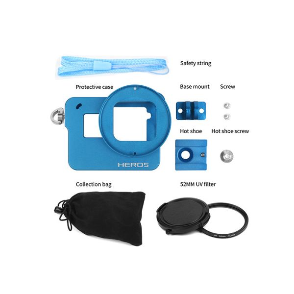Gopro Housing Case / Sports Camera Accessories Prevent Camera Overheating Crash