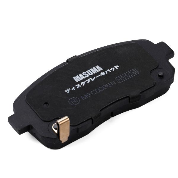 JAPONESE CAR MS-C0068N MASUMA Sensor d'usure automatique Paire de plaquettes de frein ensemble disque céramique 0446548030