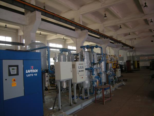 Custom Instrument Air Skid with HMI Touch Screen 50 HP Compressor