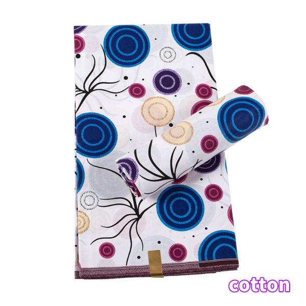 Wholesale African Wax Print Fabric Super 100% Cotton Fabrics for Garment