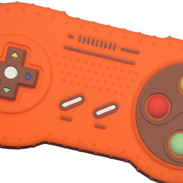 Remote Tv Controller Gamepad Custom Silicone Teether Toy Shaped For Toddler