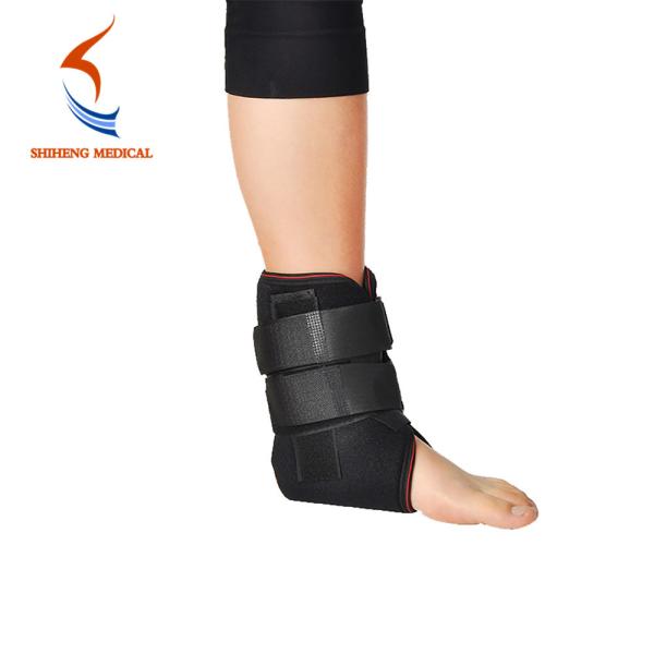 Good design black free size composite cloth ankle brace for sale