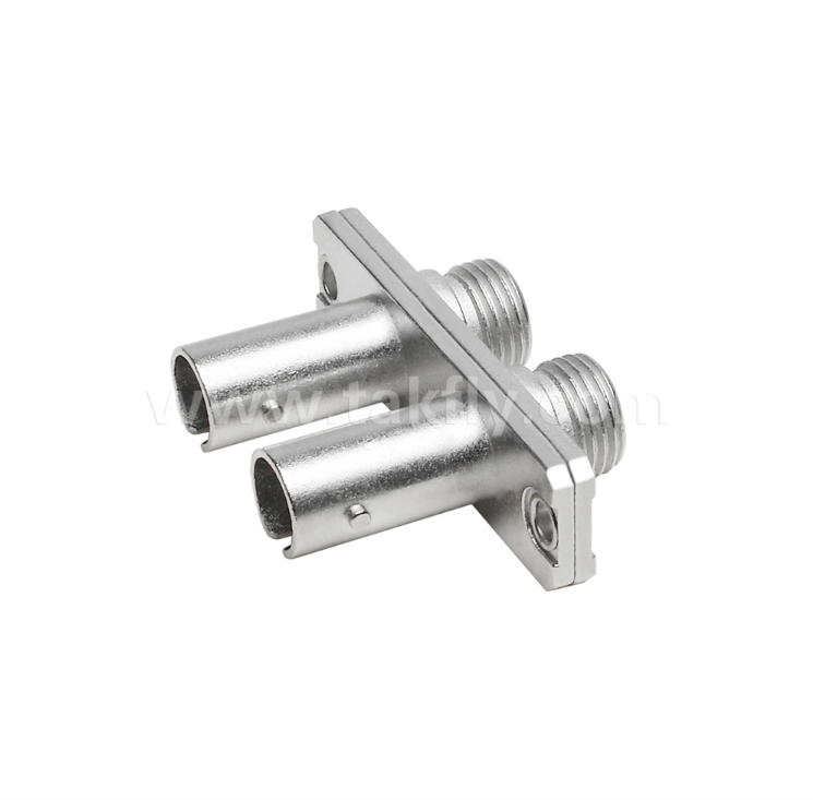 FC-ST Duplex Hybrid Adapter – Metal Housing, Female-Female, for FC to ST Connector Interconnection