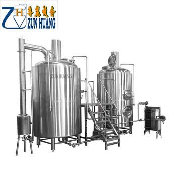 Micro sistemas brilhantes da fabricação de cerveja 600l com o PLC dos tanques de fermentação controlado