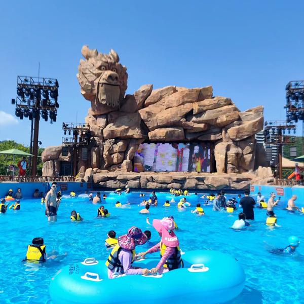 Floating Water Slides Factory in China Fiberglass Water Slide Material Wholesale